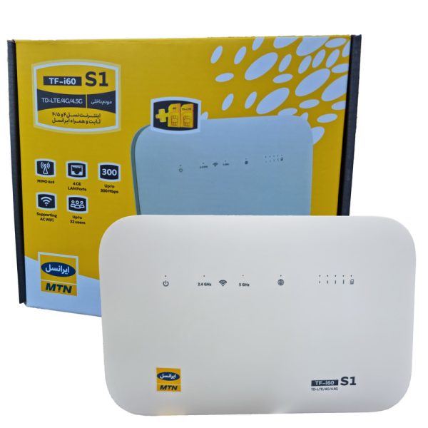 مودم 4G/TD-LTE ایرانسل مدل TF-i60 S1