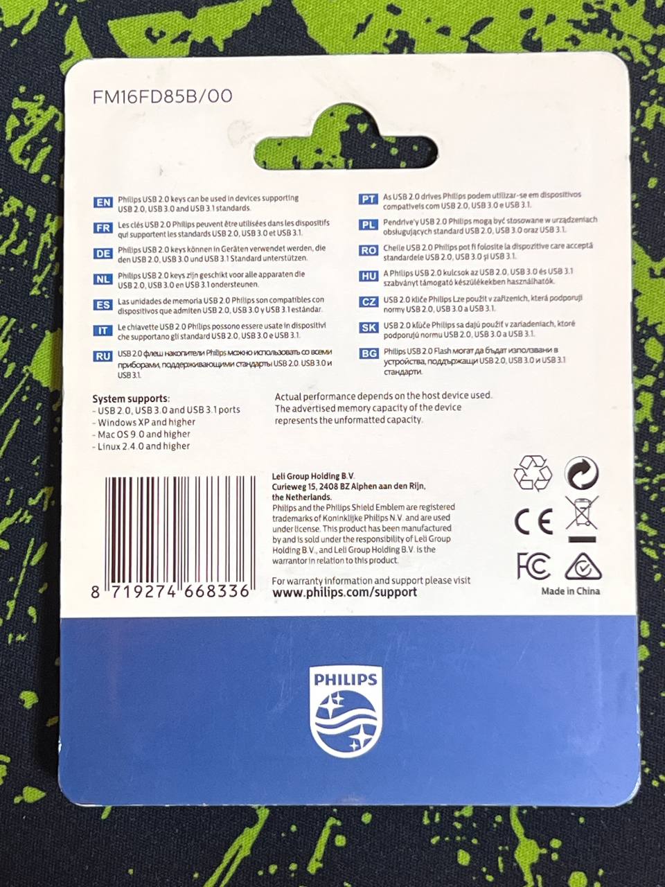 فلش مموری فیلیپس مدل Pico ظرفیت ۱۶ گیگابایت (USB 2.0)