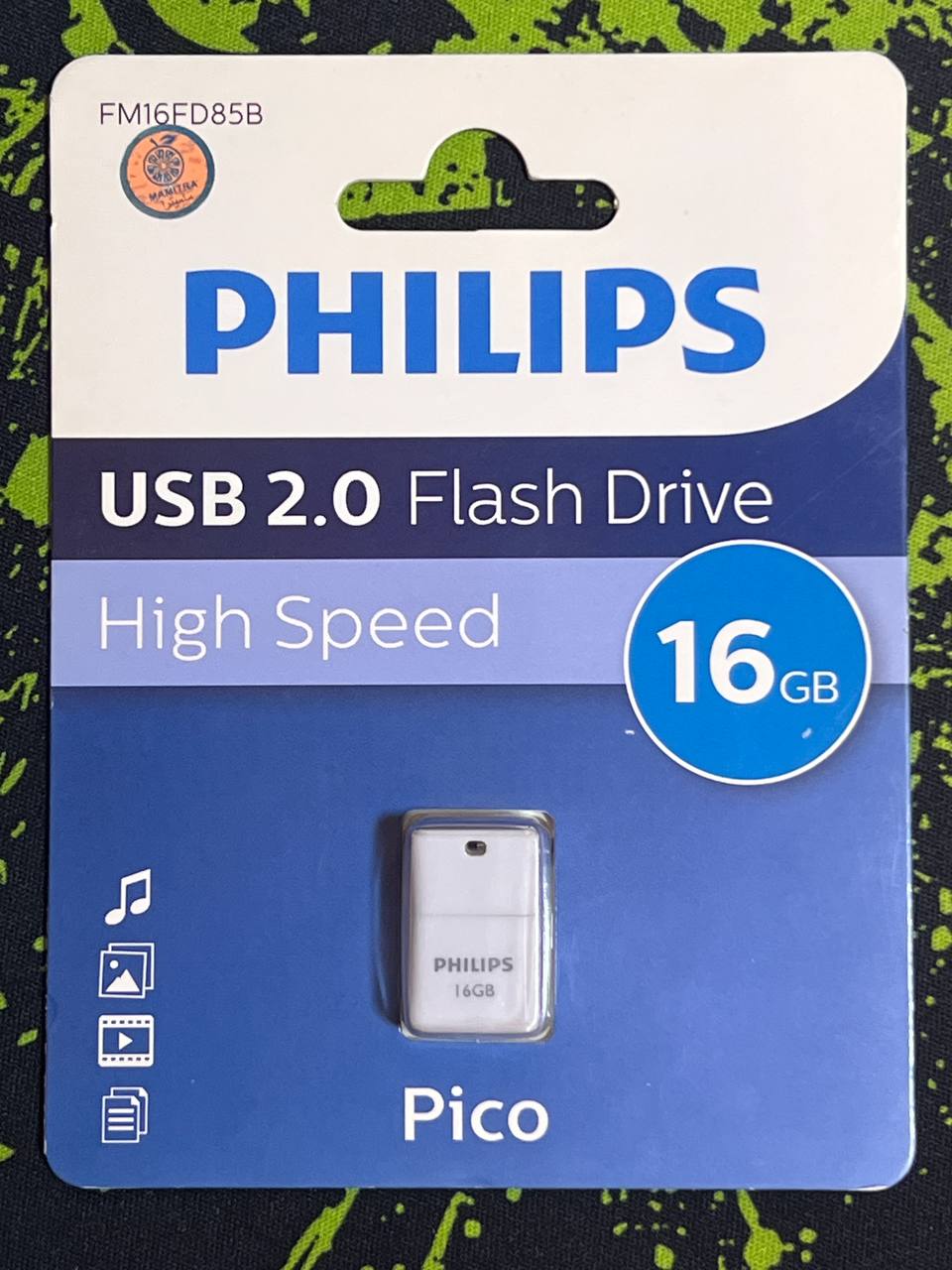 فلش مموری فیلیپس مدل Pico ظرفیت ۱۶ گیگابایت (USB 2.0)